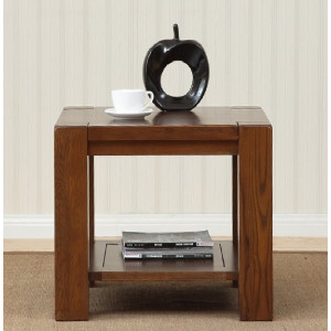 Chunky - Dark Walnut Oil : Đôn Trang Trí - 2 Tầng